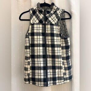 Plaid Puffer Vest